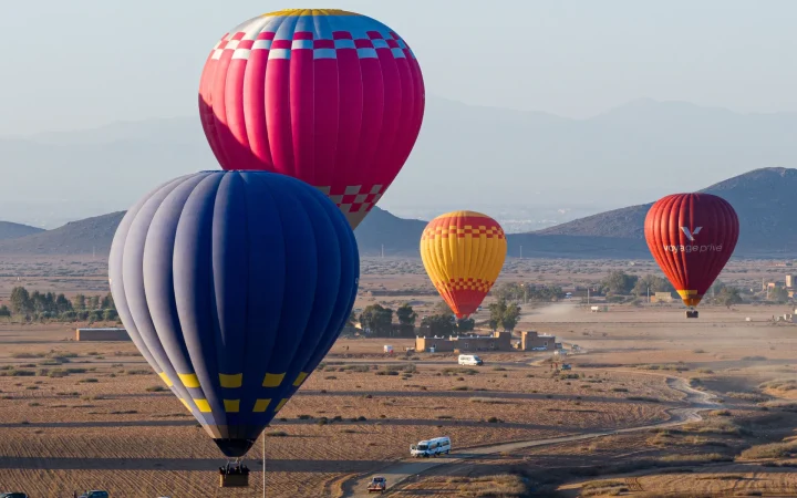 hot air balloon vip flight