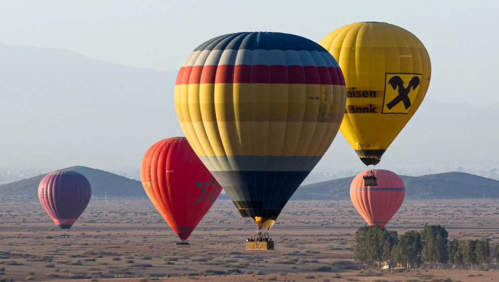 Marrakech by hot airr balloon