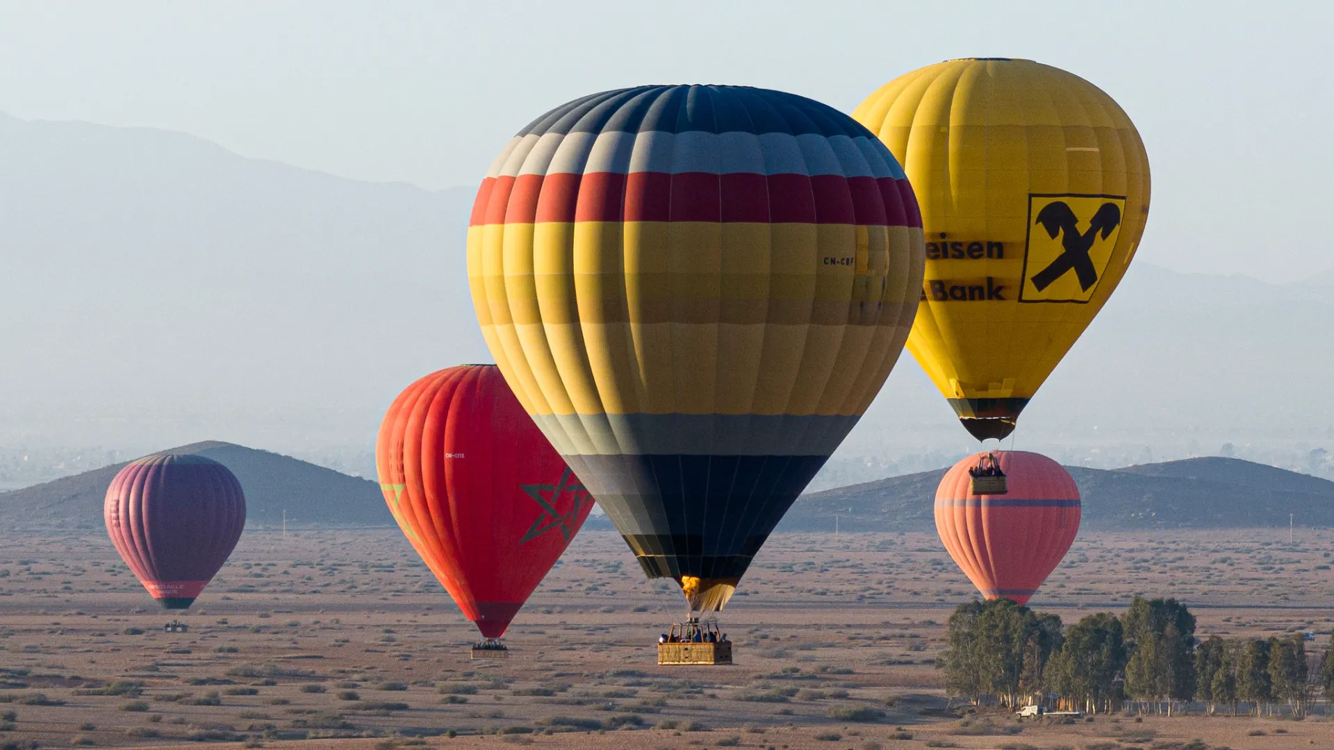 Marrakech by hot airr balloon