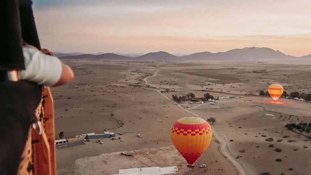 Marrakech by hot air balloon