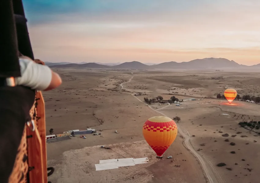 Marrakech by hot air balloon