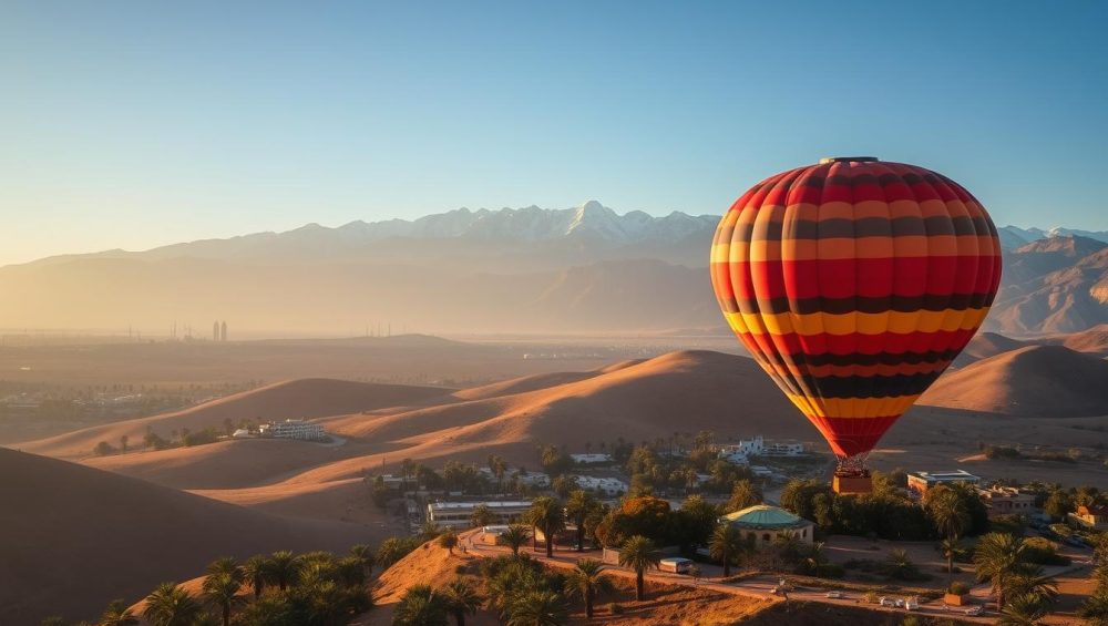 agadir sunrise balloon