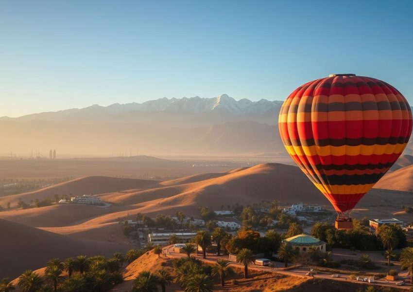 agadir sunrise balloon