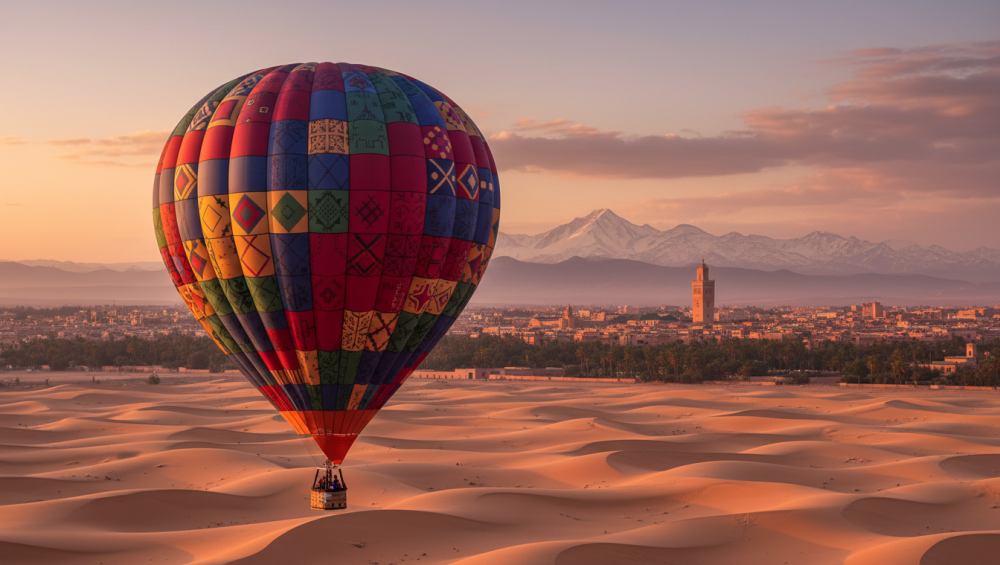 hot air balloon marrakech