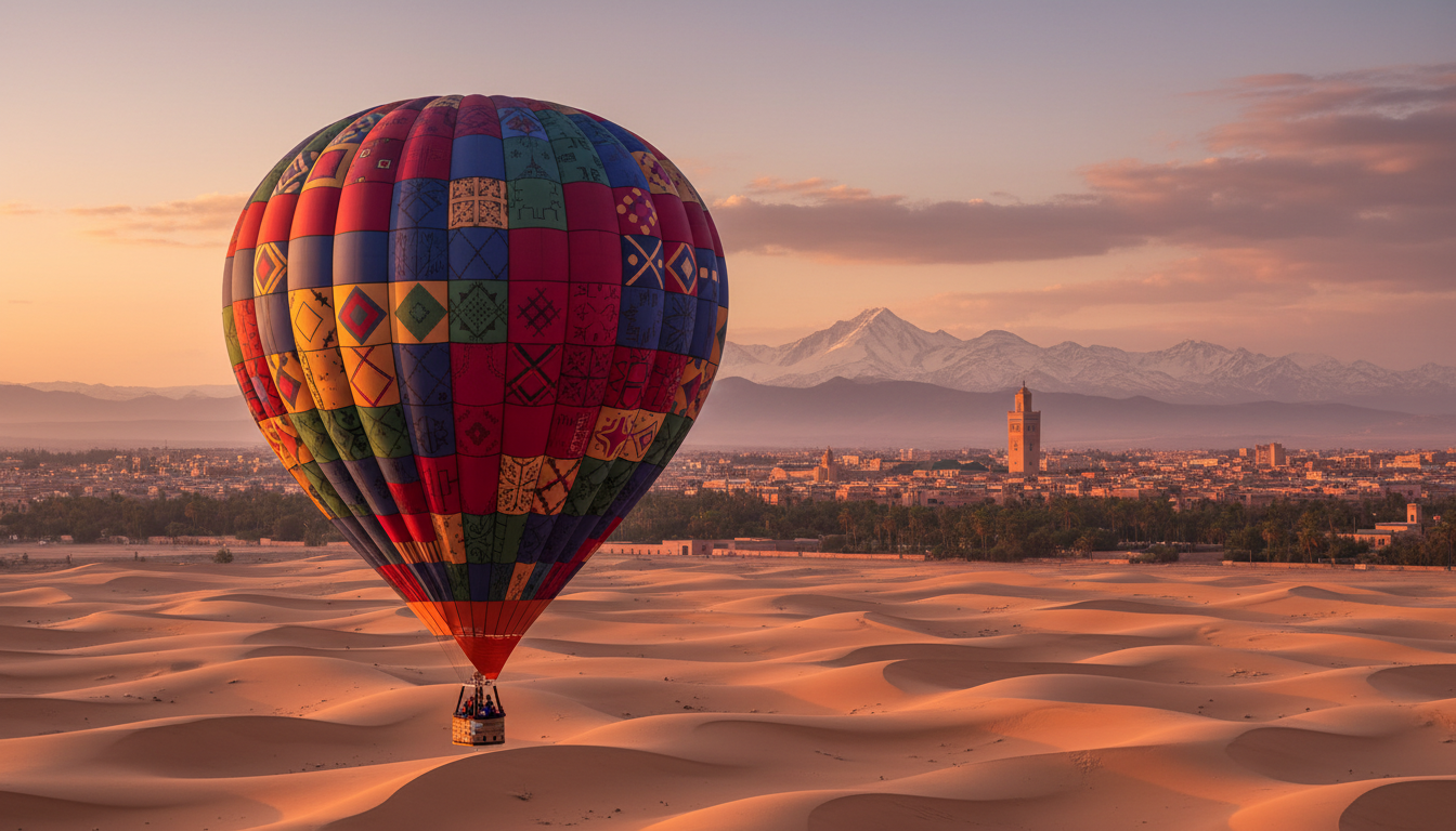 hot air balloon marrakech