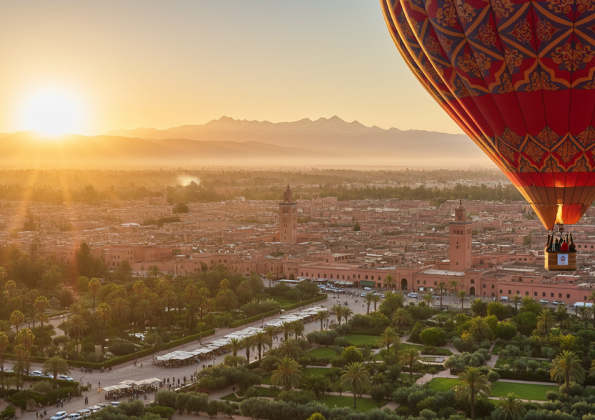 luchtballonvaart marrakech