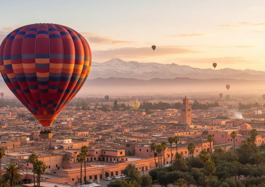 vol montgolfière marrakech