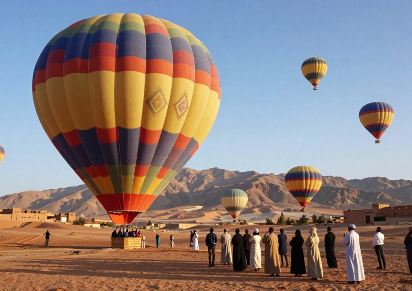 history hot air ballooning morocco