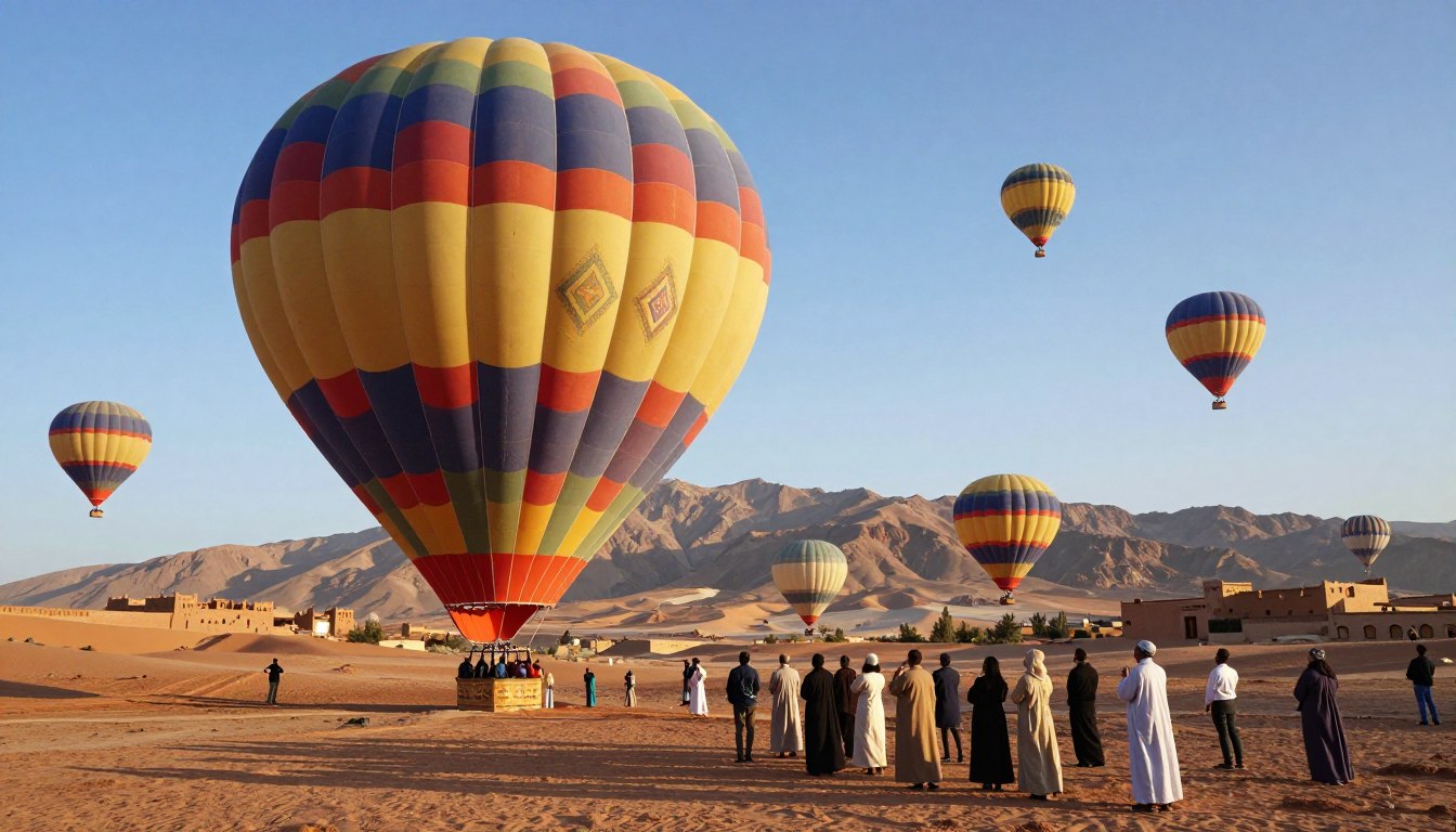 history hot air ballooning morocco