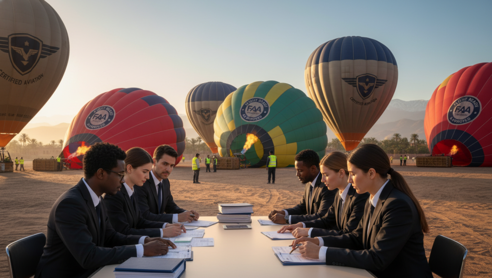 hot air balloon pilot certification marrakech