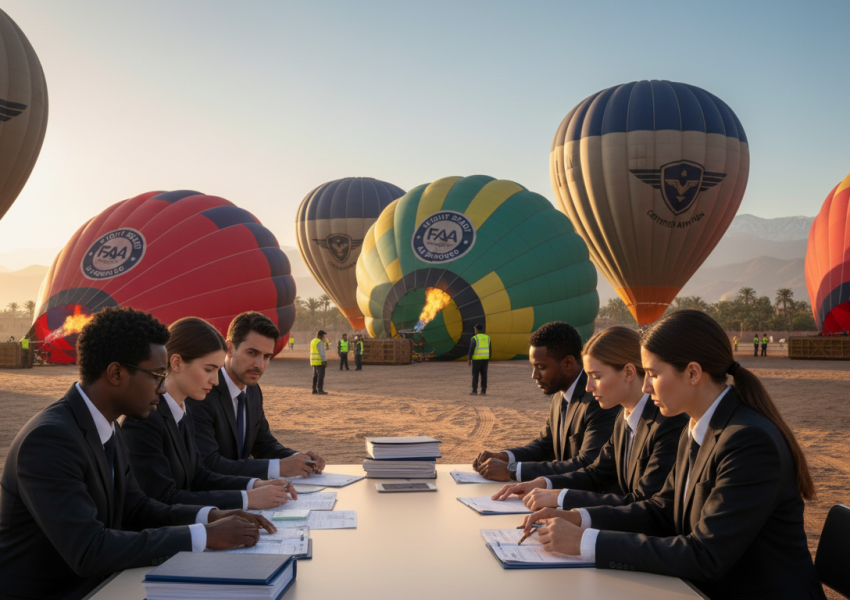hot air balloon pilot certification marrakech