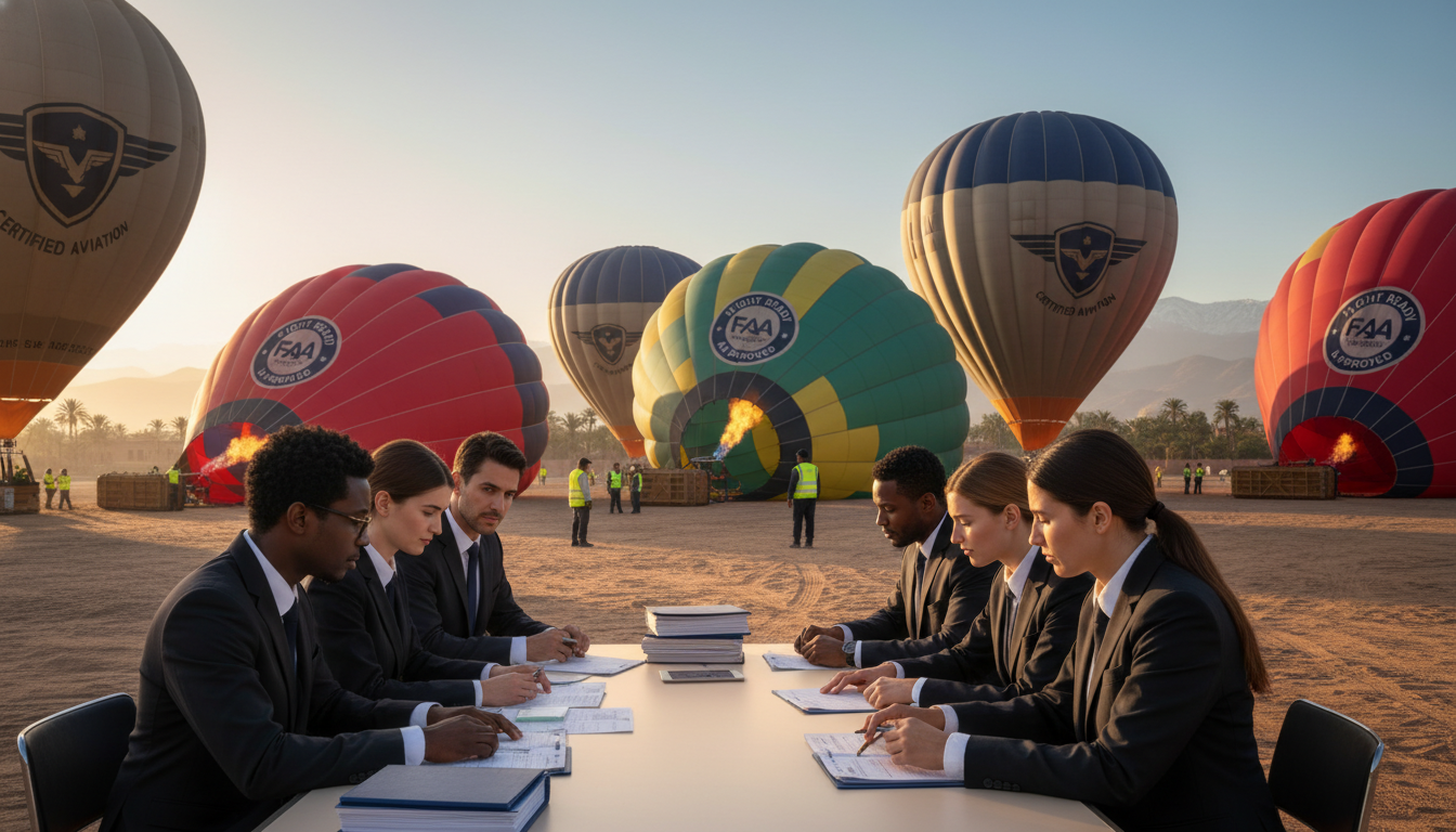 hot air balloon pilot certification marrakech