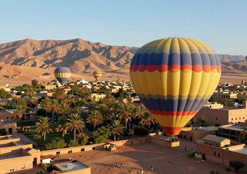 marrakech balloon day trip itinerary