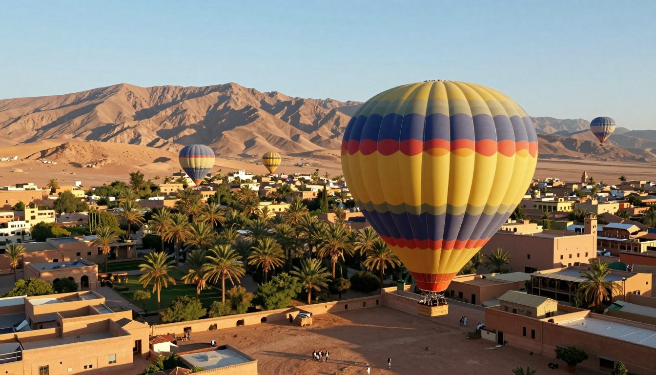 marrakech balloon day trip itinerary