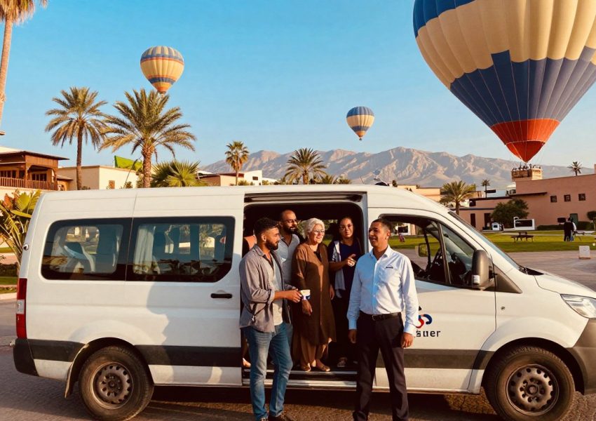 marrakech balloon tour hotel pickup