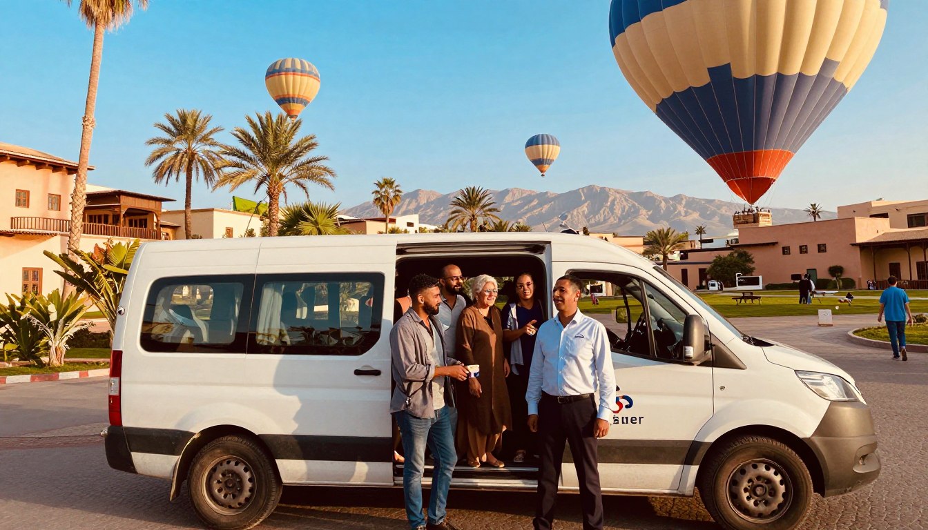 marrakech balloon tour hotel pickup