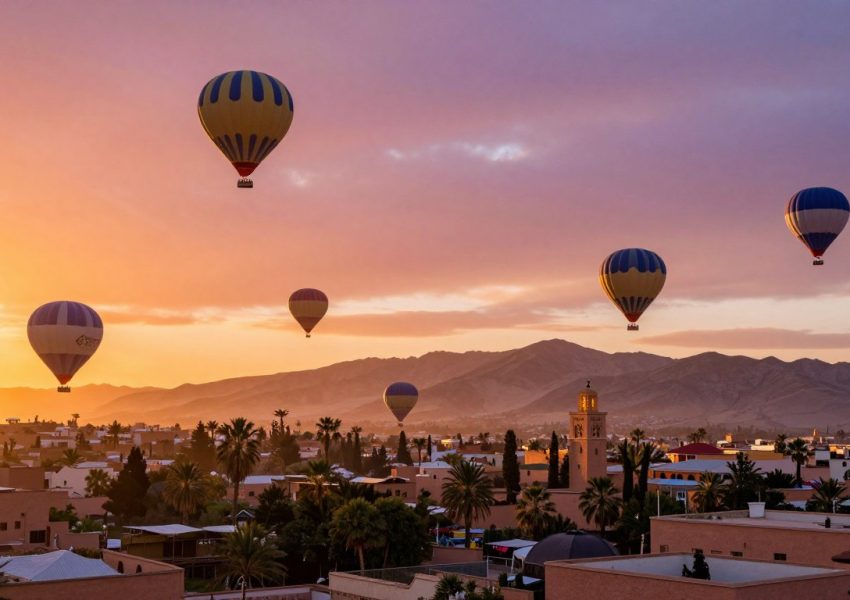 marrakech hot air balloon festival