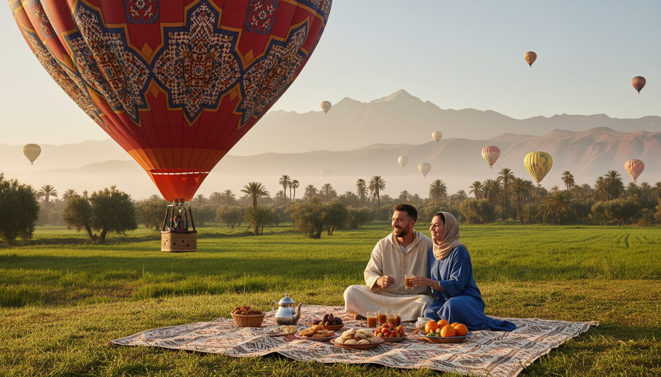 marrakech hot air balloon package inclusions