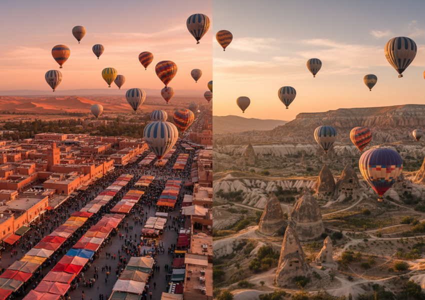 marrakech vs cappadocia hot air balloon