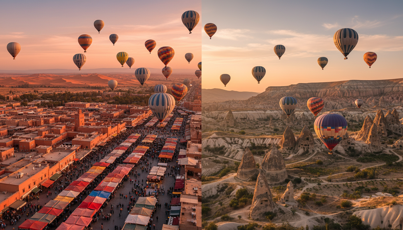 marrakech vs cappadocia hot air balloon