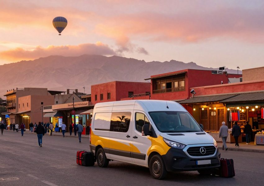 medina to balloon launch site transport