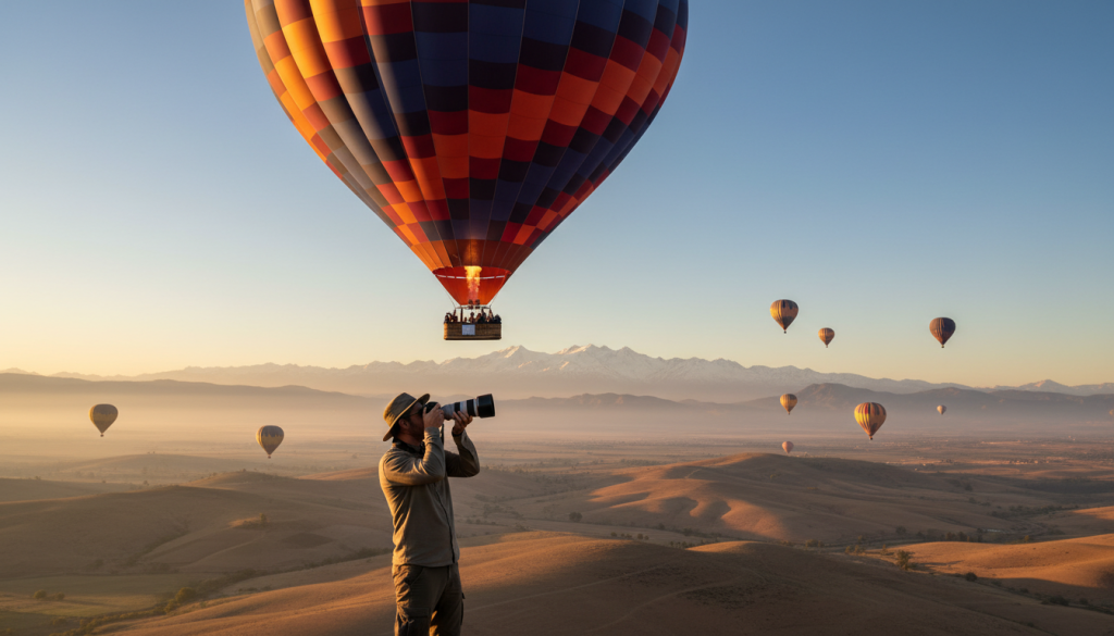 morocco hot air balloon photography tips