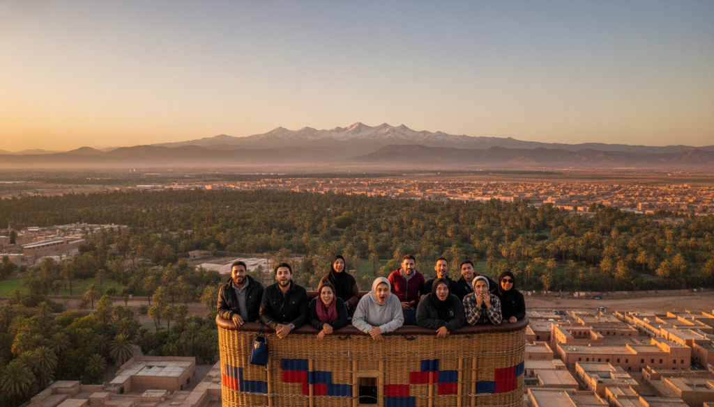60 minute hot air balloon Marrakech