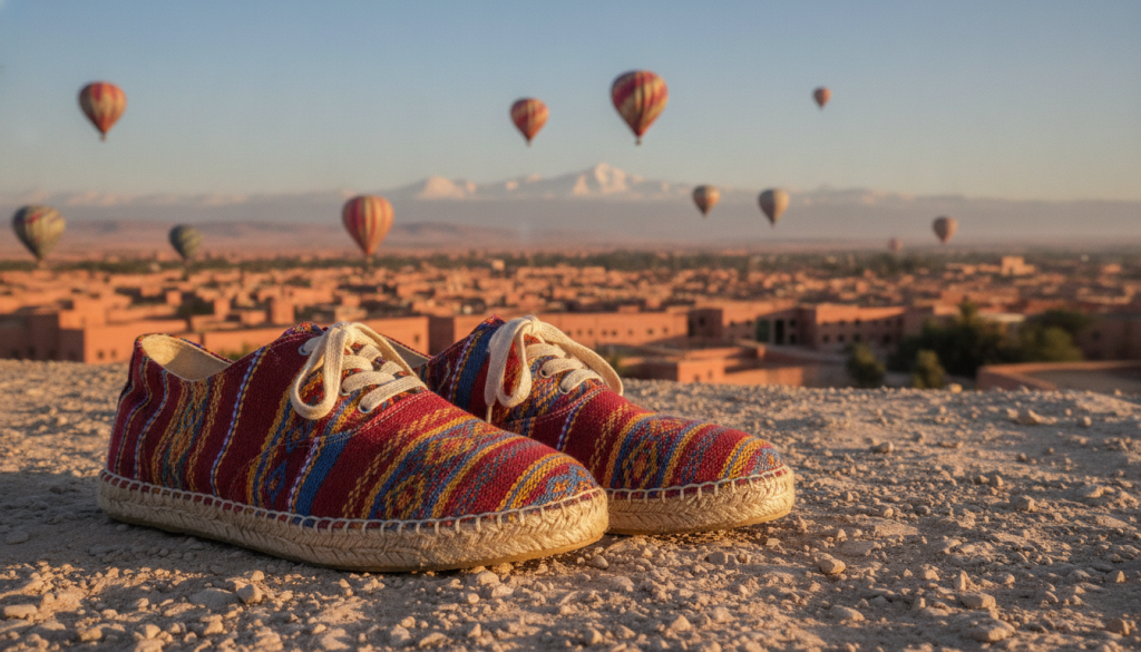 Marrakech balloon flight clothing