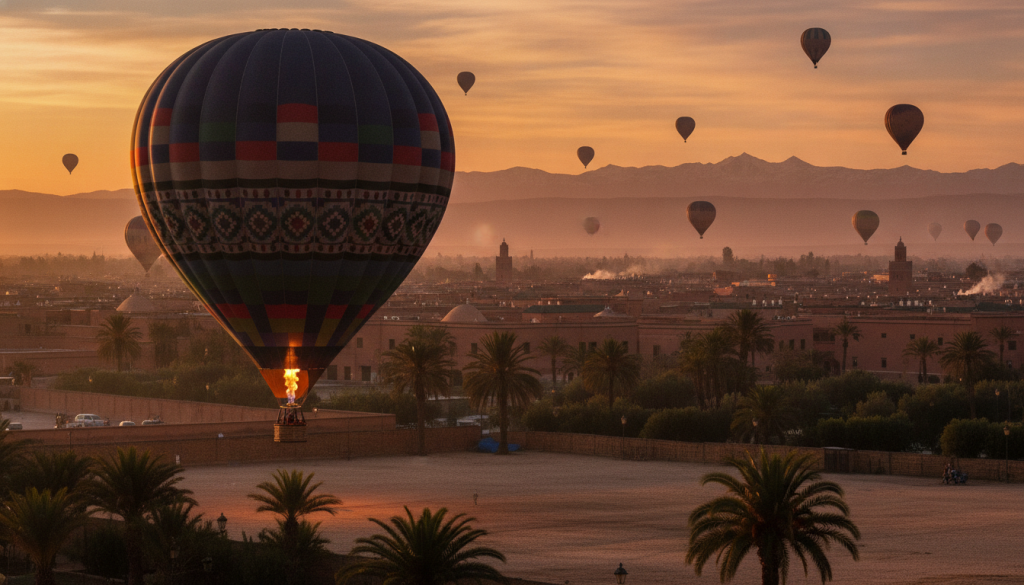 Marrakech sunrise balloon