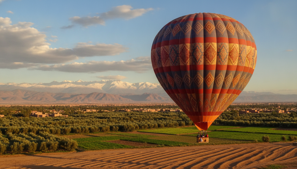 hot air balloon Marrakech